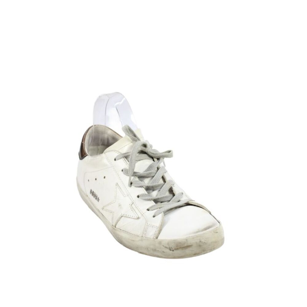 Golden Goose Deluxe Brand Womens Super-Star Casual Sneakers White Size 10